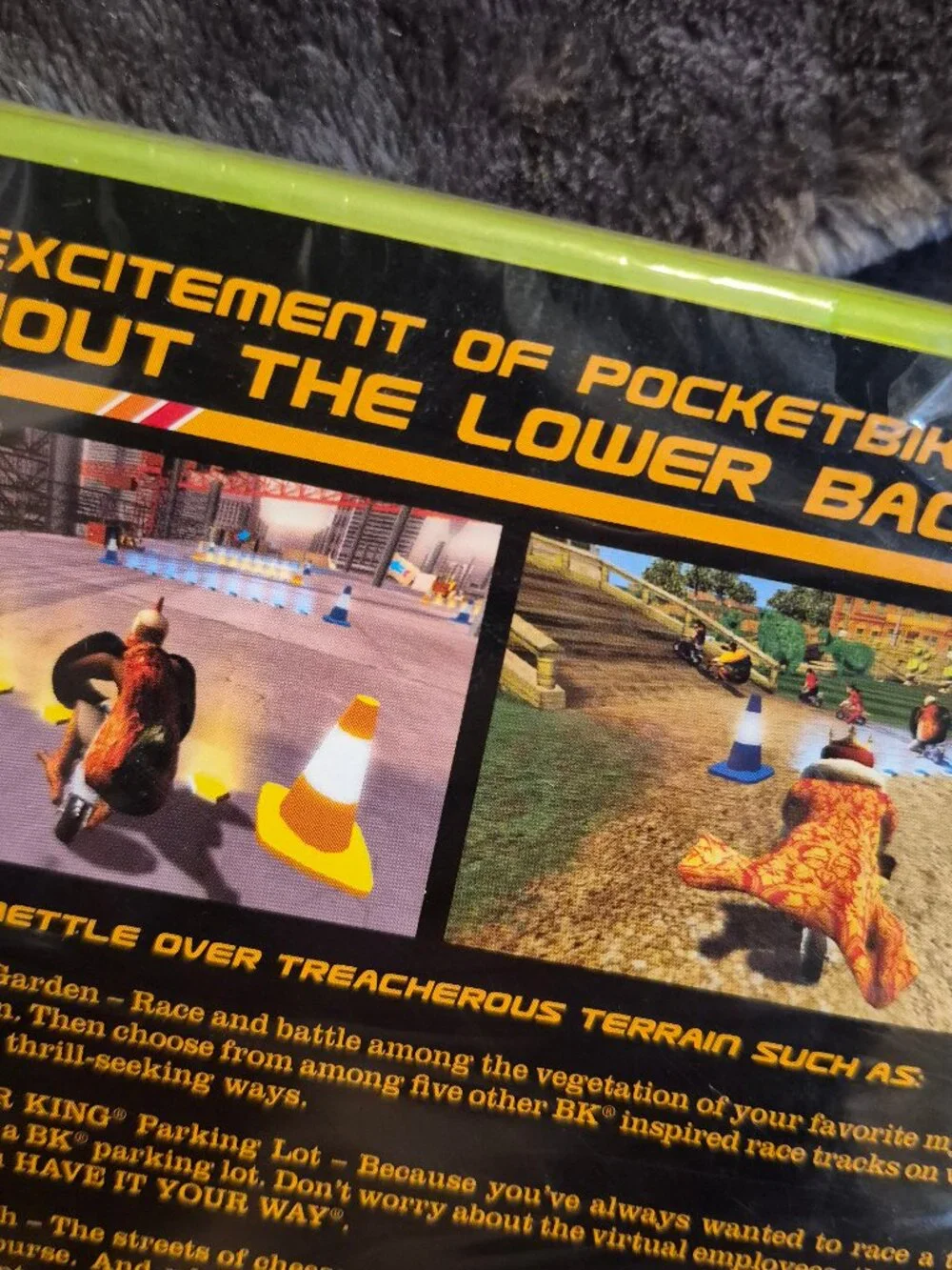 Pocketbike Racer - Burger King Game (Microsoft Xbox 360, 2006)